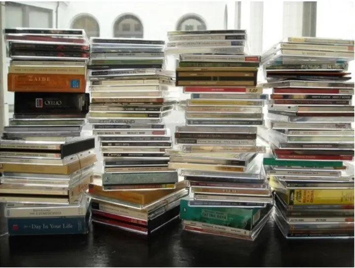 Stacked CDs